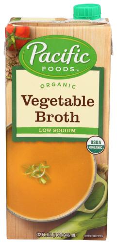 Pacific Foods Broth Ls Vegtbl - 32 Oz (12 Units)