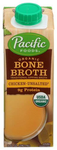 Pacific Foods Bone Broth Chicken Organic - 8 Oz (12 Units)