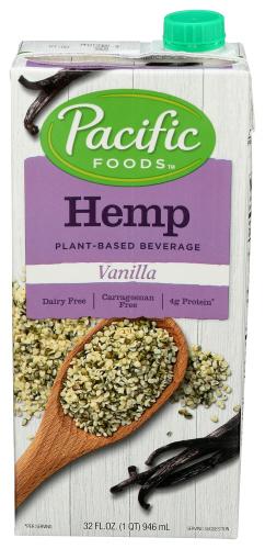 Pacific Foods Hemp Milk Vanilla - 32 Fo (12 Units)