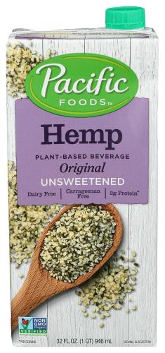 Pacific Foods Hemp Milk Unswtnd Origional - 32 Fo (12 Units)