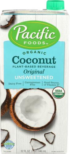 Pacific Foods Coconut Unsweetened Orig Organic - 32 Fo (12 Units)