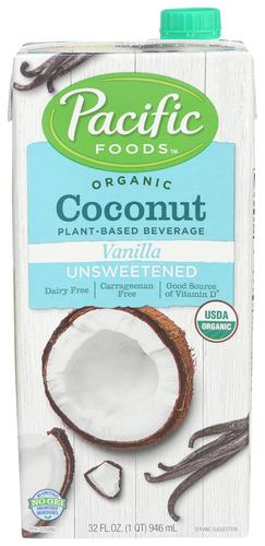 Pacific Foods Coconut Unsweetened Van Organic - 32 Fo (12 Units)
