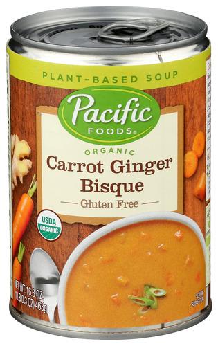 Pacific Foods Soup Cart Ging Bisqe Organic - 16.3 Oz (12 Units)
