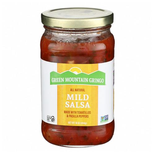 Green Mountain Gringo Salsa Mild - 16 Oz (12 Units)