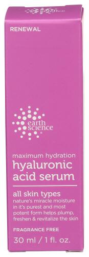 Earth Science Hyaluronic Acid Serum - 1 Oz (1 Units)