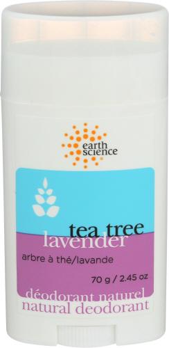 Earth Science Deodorant Tea Tree Lavender - 2.45 Oz (3 Units)