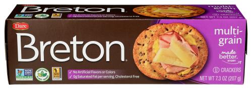 Dare Cracker Breton Multigrai - 7.3 Oz (12 Units)