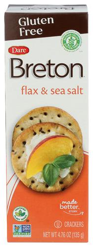 Dare Breton Crkr Orig Flax - 4.76 Oz (6 Units)