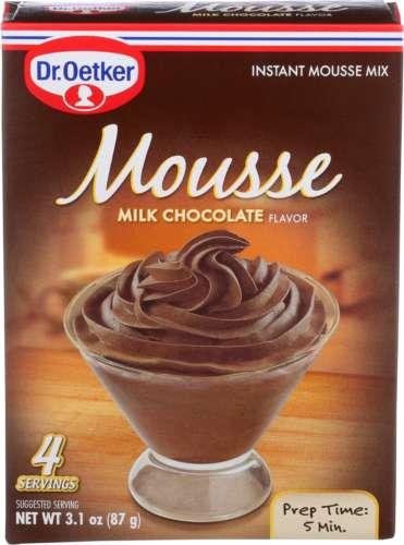 Dr Oetker Mousse Suprm Chocolate Milk - 3.1 Oz (12 Units)