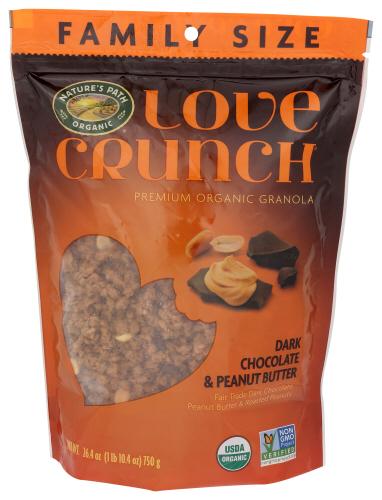 Natures Path Granola Lv  Dk Chc Peanut Organic - 26.4 Oz (6 Units)