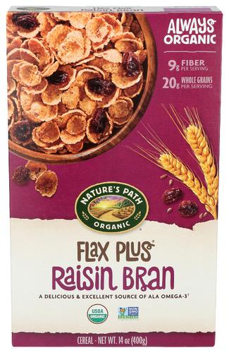 Natures Path Cereal Flk Flax Plus Organic - 14 Oz (12 Units)