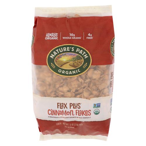 Natures Path Flax Plus Cinnamon Organic - 32 Oz (6 Units)