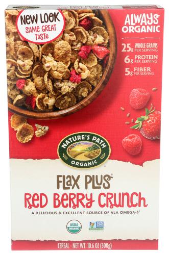Natures Path Cereal Flx Pls Rdbry Organic - 10.6 Oz (12 Units)