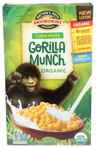 Natures Path Cereal Kid Gorl Mnch Organic - 10 Oz (12 Units)
