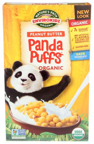 Natures Path Cereal Kid Panda Puff Organic - 10.6 Oz (12 Units)