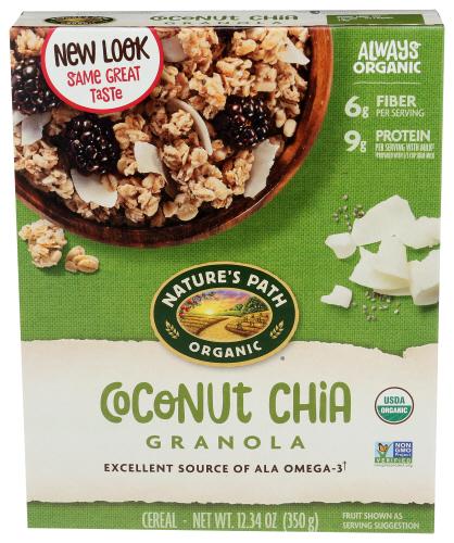 Natures Path Granola Chia Coconut Organic - 12.34 Oz (12 Units)
