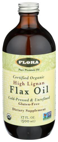 Flora Health Flax Oil Hi Lignan Organi - 17 Oz (1 Units)