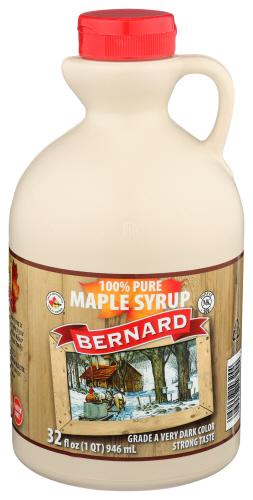 Bernard Syrup Maple V Dark - 32 Fo (6 Units)