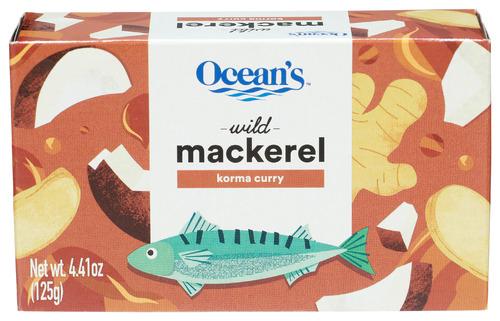 Oceans Mackerel Fillets - 4.41 Oz (10 Units)