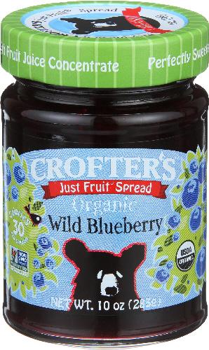 Crofters Fruit Sprd Bluebry Organic - 10 Oz (6 Units)