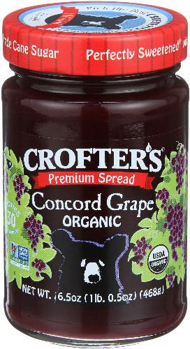 Crofters Fruit Sprd Concord Grp Family Size - 16.5 Oz (6 Units)