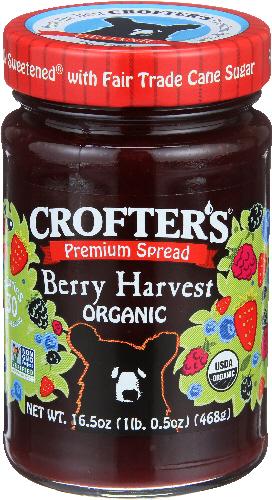 Crofters Sprd Fruit Berry Harvest - 16.5 Oz (6 Units)