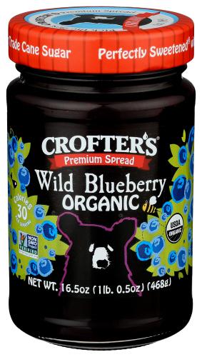 Crofters Spread Wild Blubry Organic - 16.5 Oz (6 Units)