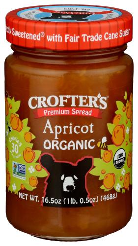 Crofters Fruit Spread Apricot Prem - 16.5 Oz (6 Units)
