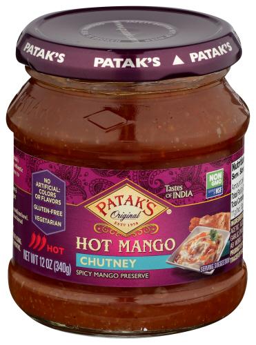Pataks Chutney Mango Hot - 12 Oz (6 Units)