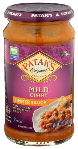 Pataks Sauce Curry Mild - 15 Oz (6 Units)