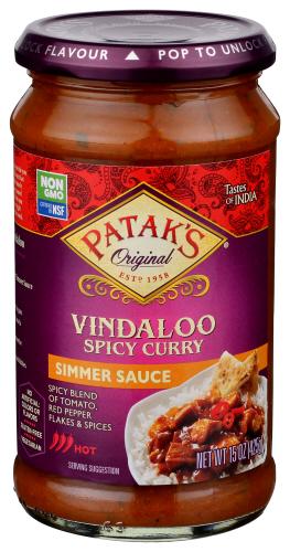 Pataks Sauce Vindaloo Spicy - 15 Oz (6 Units)