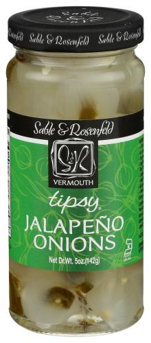 Sable & Rosenfeld Tipsy Onions Vrmth Jlpno - 5 Oz (6 Units)