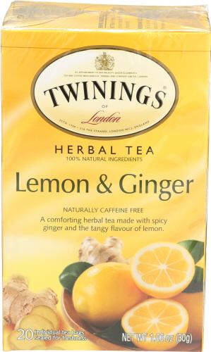 Twining Tea Tea Lemon & Ginger - 20 Bg (6 Units)