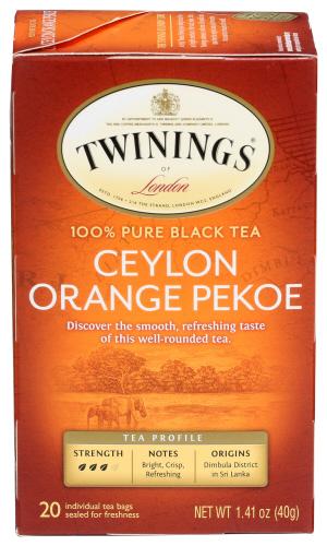 Twining Tea Tea Ceylon - 20 Bg (6 Units)