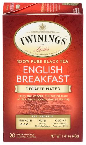 Twining Tea Tea Dcf Engl Brkfst - 20 Bg (6 Units)