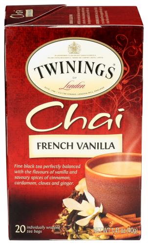 Twining Tea Tea Chai French Vanilla - 20 Bg (6 Units)