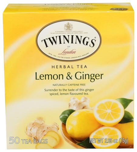 Twining Tea Tea Lemon Ginger - 50 Bg (6 Units)