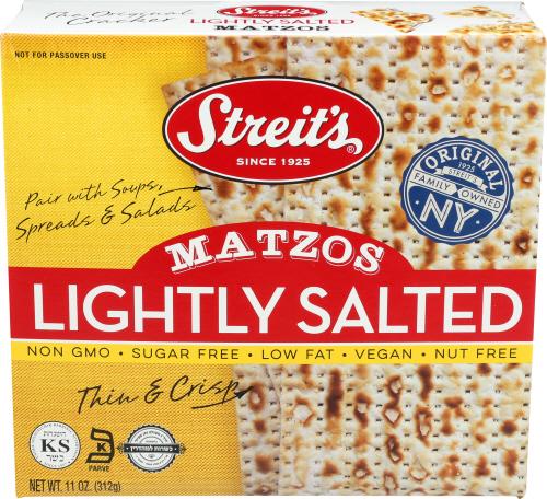 Streits Matzo Lightly Salted - 11 Oz (12 Units)