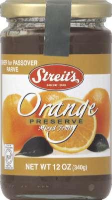 Streits Marmalade Orange - 12 Oz (12 Units)