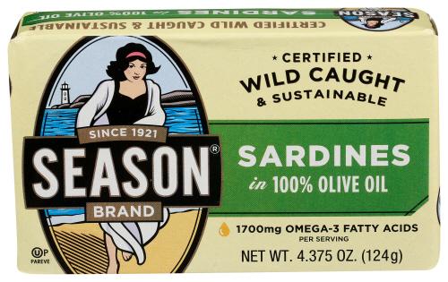 Seasons Sardine Club Ooil - 4.375 Oz (12 Units)