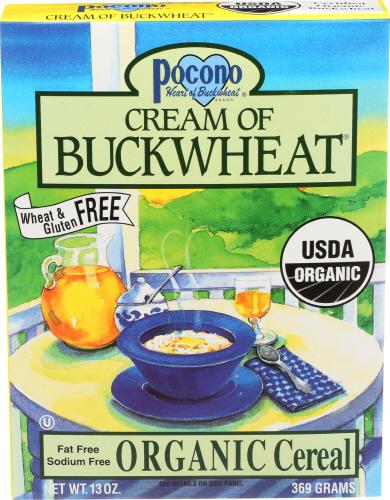 Pocono Cereal Crm Bckwht Organic - 13 Oz (6 Units)