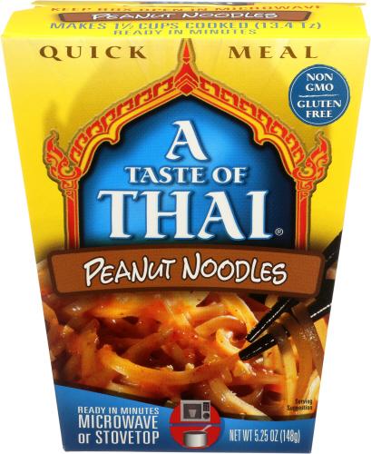 Taste Of Thai Noodle Qck Meal Peanut - 5.25 Oz (6 Units)