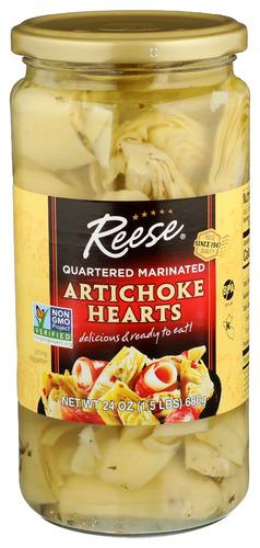 Reese Artichoke Hrts Marinated - 24 Oz (12 Units)