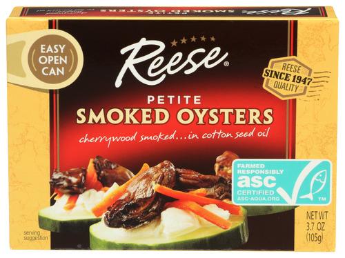 Reese Oyster Smkd Petite - 3.7 Oz (10 Units)