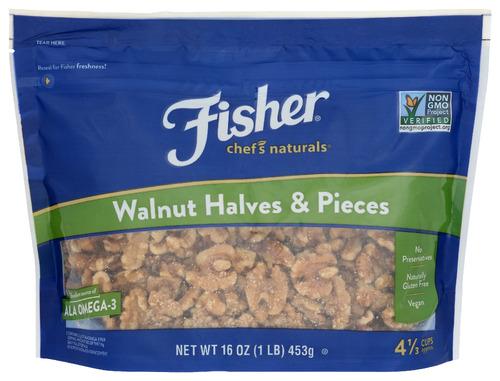 Fisher Walnuts - 16 Oz (5 Units)