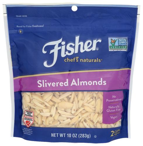 Fisher Almonds Slivered - 10 Oz (7 Units)