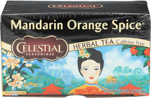 Celestial Seasonings Tea Herb Mandarin Orange Spice - 20 Bg (6 Units)