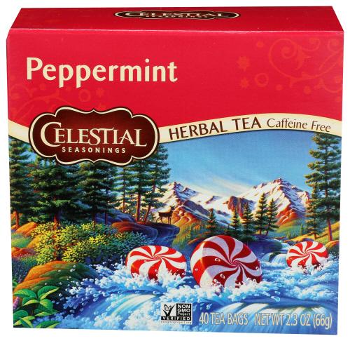 Celestial Seasonings Tea Herb Peppermint - 40 Bg (6 Units)
