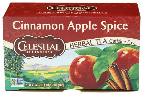 Celestial Seasonings Tea Herb Cinnamon Apple Spice - 20 Bg (6 Units)