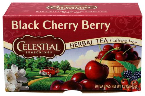 Celestial Seasonings Tea Herb Black Cherry Berry - 20 Bg (6 Units)